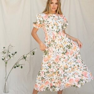 faithfull erin midi dress Anthropologie Faithfull Erin Midi DressNew with